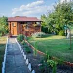 Dzień działkowca 2018 - widok na domek w ogrodzie działkowym