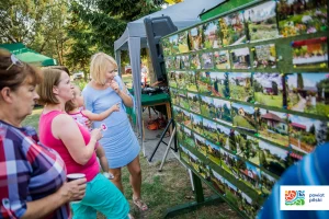 Dzień działkowca 2018 - tablica ze zdjęciami ogrodów działkowych