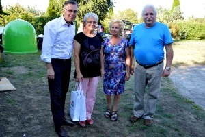 Dzień Działkowca 2019 - grupa ludzi z prezydentem miasta