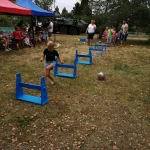 Dzień Dziecka 2022 na ROD im. 40-lecia WP w Pile - bieg przez płotki