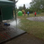 Dzień Dziecka 2022 na ROD im. 40-lecia WP w Pile - maszyna do baniek