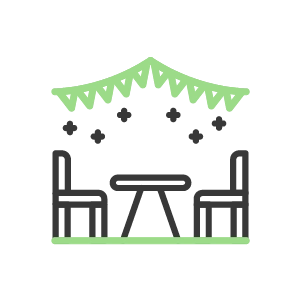 Galeria zdjęć - ikona stolika z krzesłami