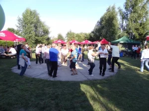 Jubileusz 30-lecia działalności ROD im. 40-lecia WP w Pile - tańce działkowców