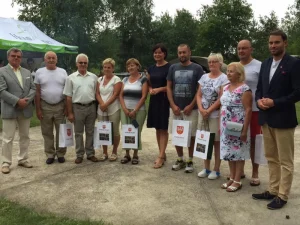 Jubileusz 35-lecia działalności ROD im. 40-lecia WP w Pile - działkowcy z nagrodami