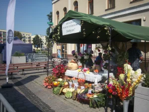 Korso 2018 w Pile - namiot ROD Kolejarz