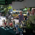 Korso 2018 w Pile - puchary rozstawione na stole