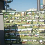 Korso 2018 w Pile - tablica z ogrodami działkowymi