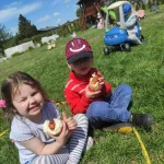 Wizyta Przedszkola - dzieci podczas posiłku