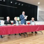 Zebranie działkowców 25.03.2023 - przemowa mężczyzny